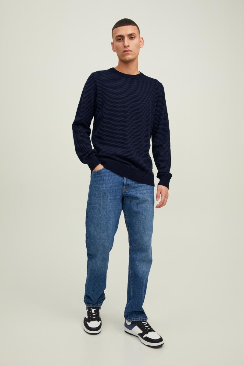 Sweater Atlas Texturizado Mood Indigo