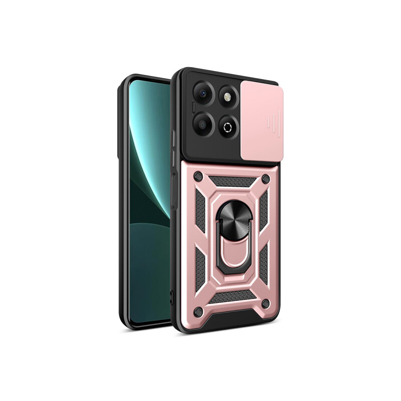Protector para Honor X6b cubre cámara anillo rosa Protector Para Honor X6b Cubre Cámara Anillo Rosa