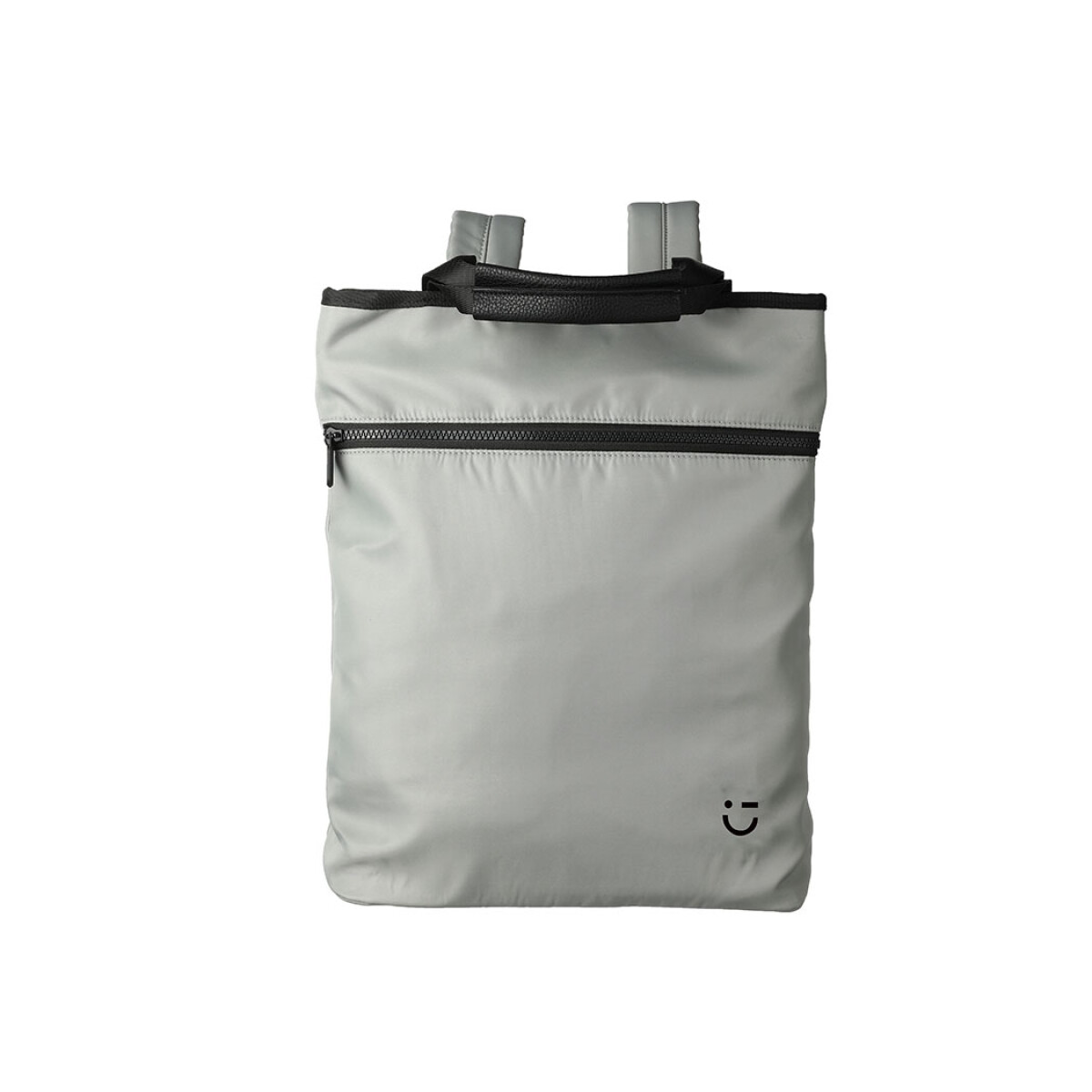 Mochila rectangular - gris 
