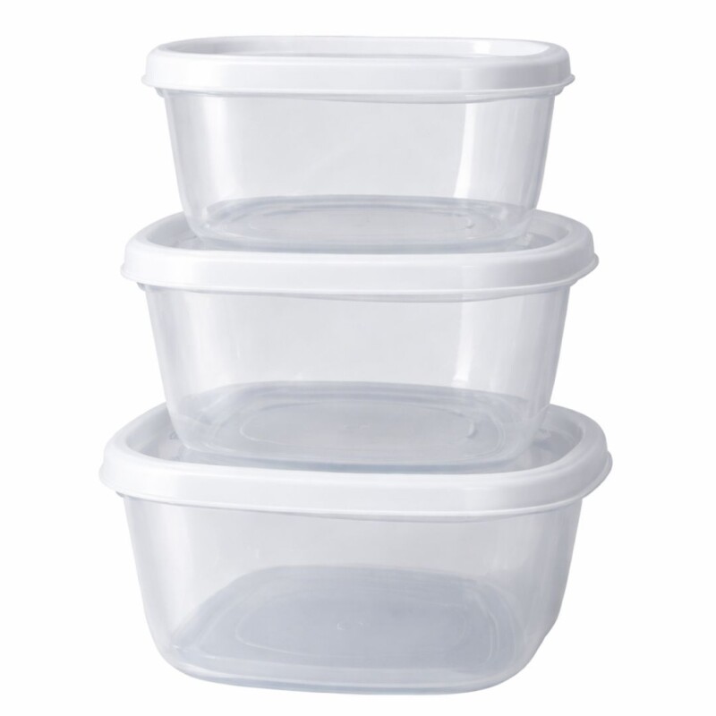 TUPPER FOOD CONTAINE SET x3 TUPPER FOOD CONTAINE SET x3