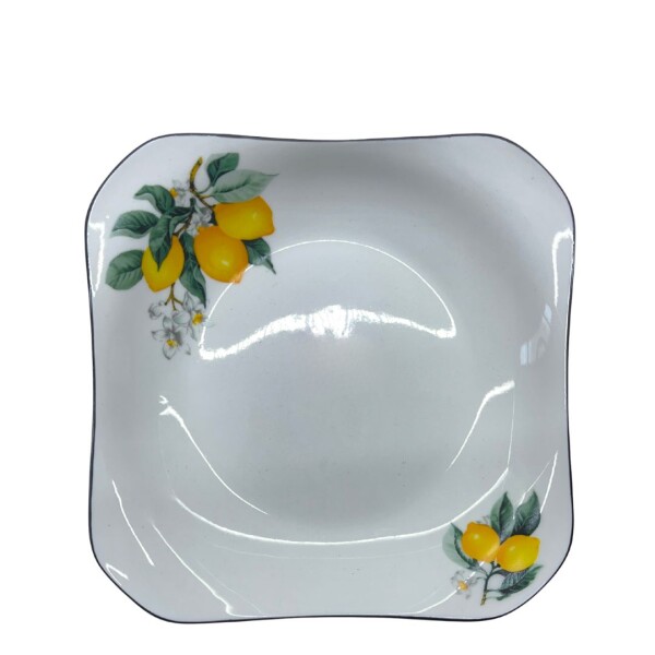 PLATO PLAYO DE PORCELANA CUADRADO • 18.5cm PLATO PLAYO DE PORCELANA CUADRADO • 18.5cm