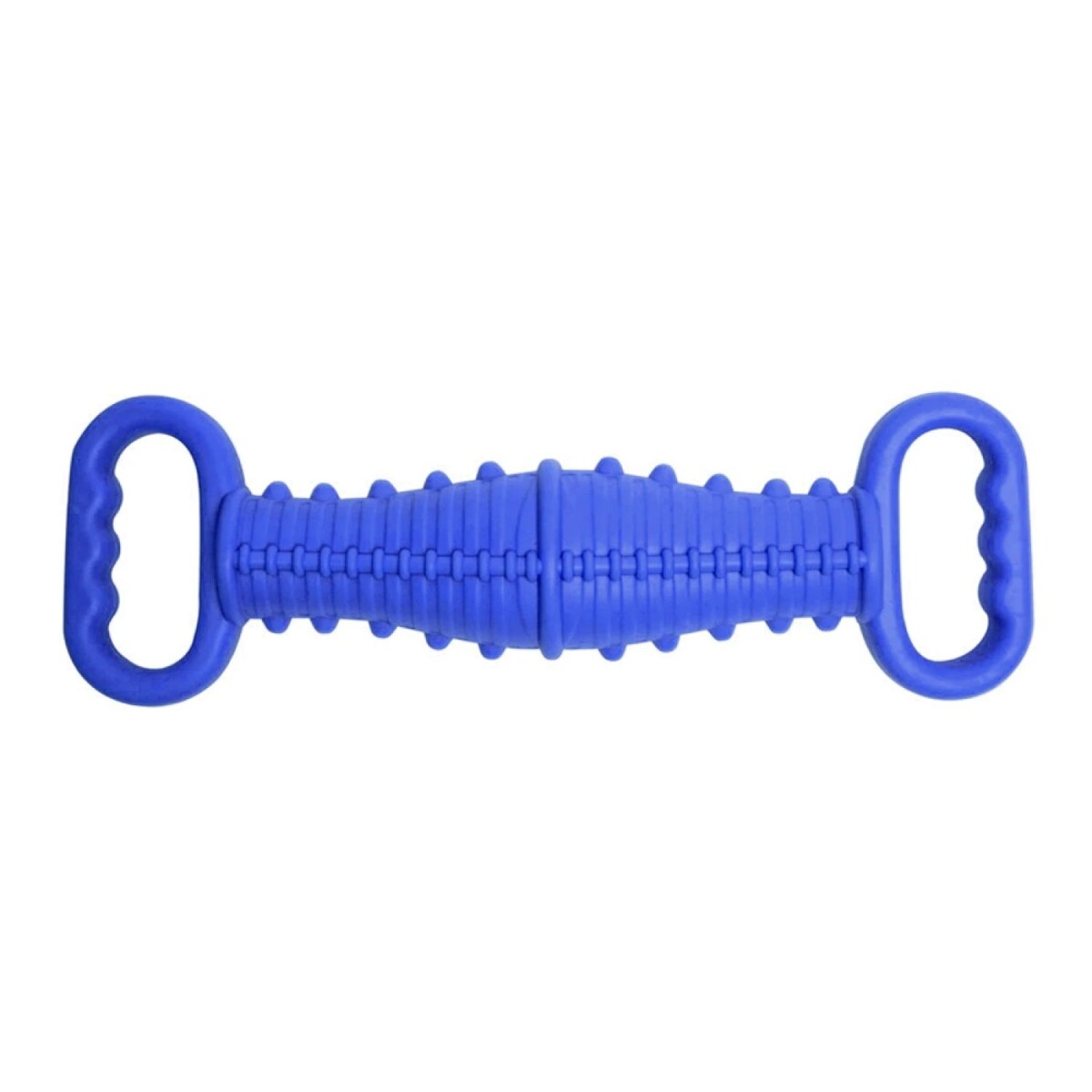 Juguete Largo Perro Doble Agarre Chifle Mordible Resistente - Color Variante Azul 
