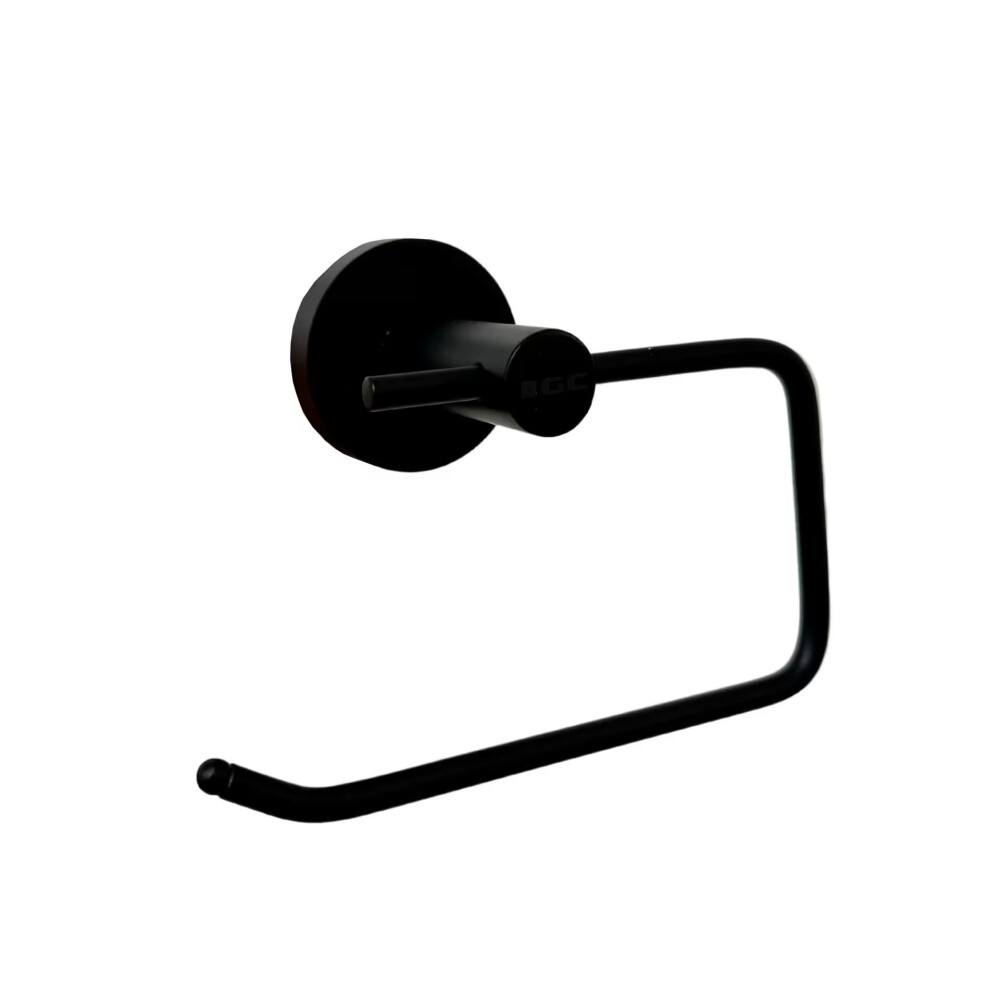 Portarollo negro mate sin tapa Milano Dmc Portarollo Negro Mate Sin Tapa Milano Dmc