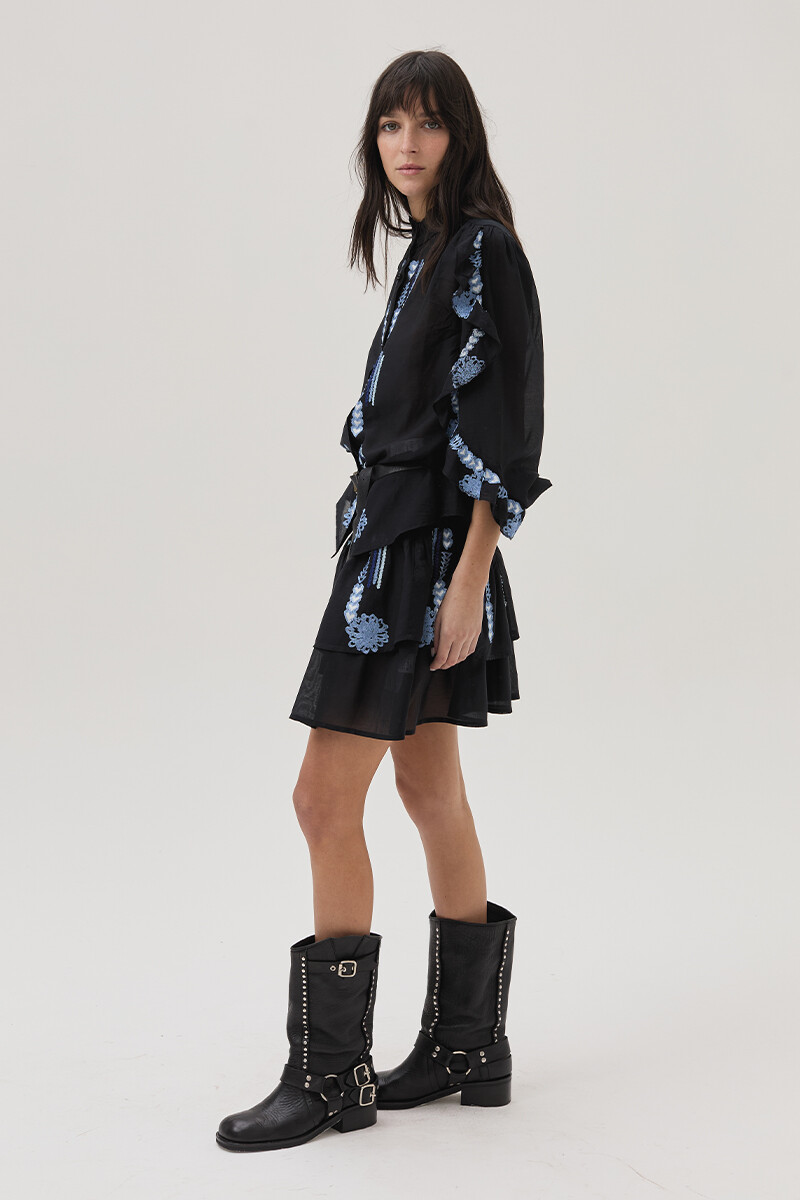 Blusa Blossom Negro