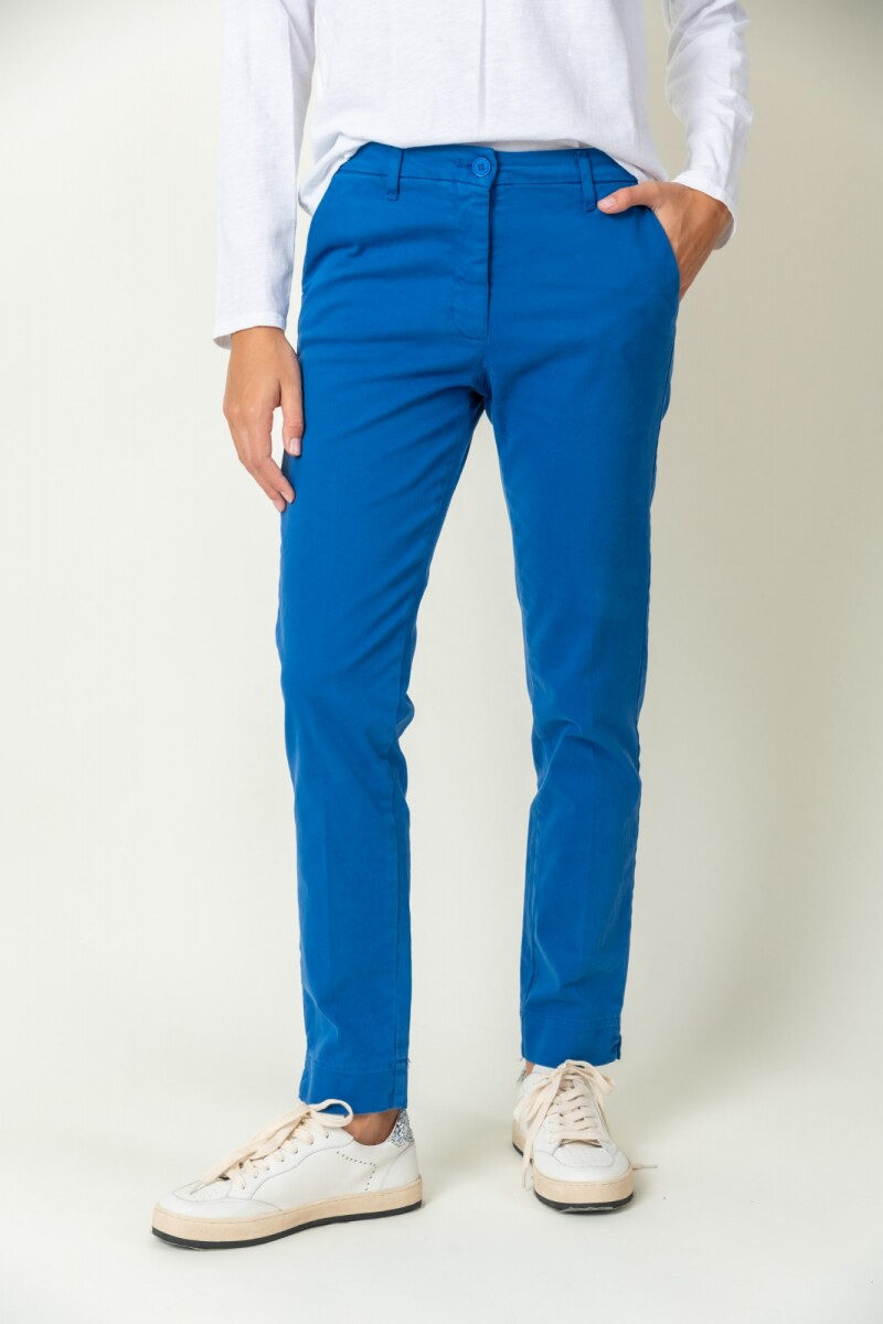 Pantalón clásico algodón - Blue 