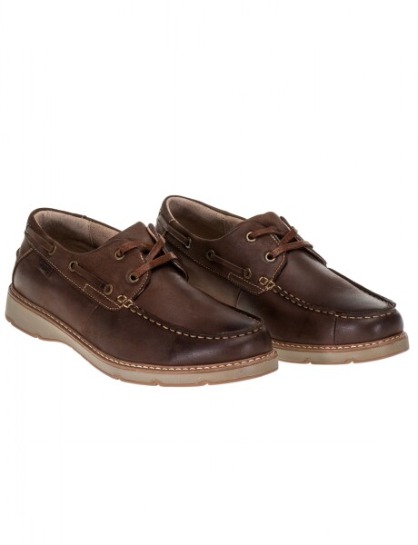 Zapato Clasico cuero Tostado