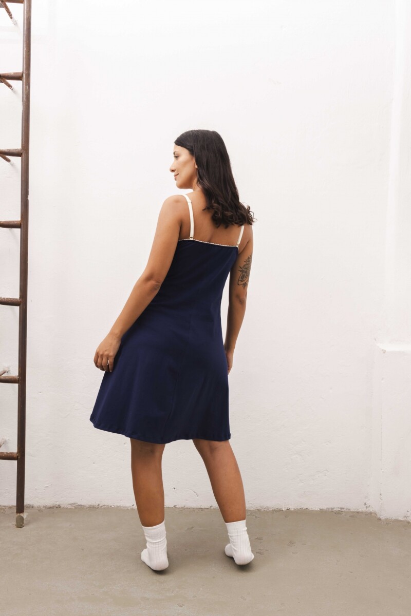 Camisón Maternal Rocío [CB7] Azul