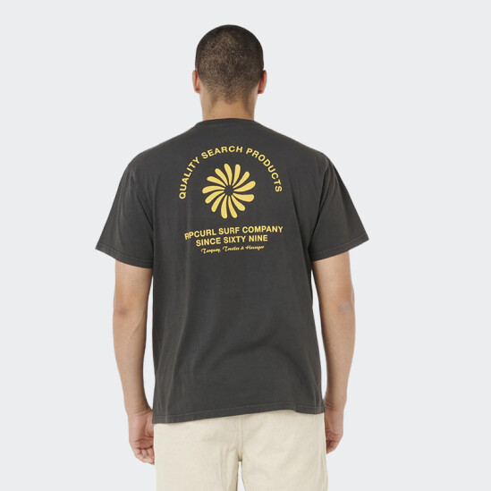 Remera Rip Curl Mod Cali Medallion Amarillo