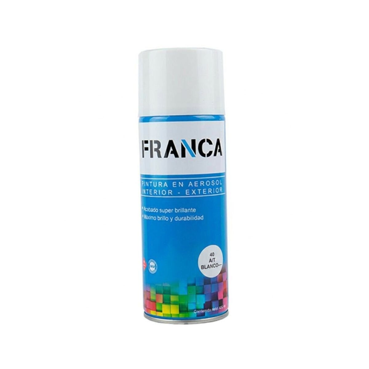 ESMALTE AEROSOL ALTA TEMPERATURA 7CF 400ml Blanco