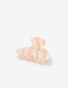 Broche Acrilico Broche Rayado. - Estampado Geometrico