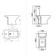 Juego Inodoro Bidet Ferrum Trento Completo 000