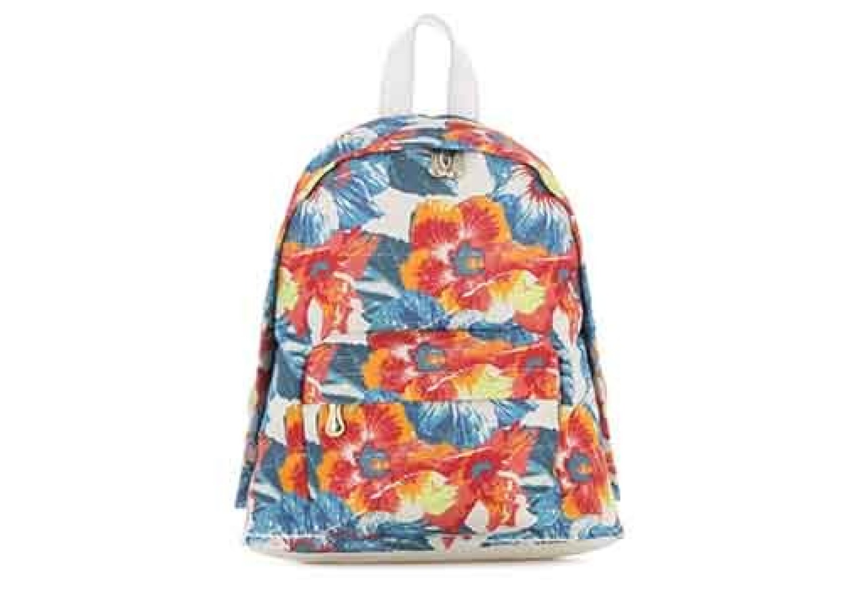 Mochila Miss Carol PAPAYA estampada - Rojo - Blanco - Azul Marino 