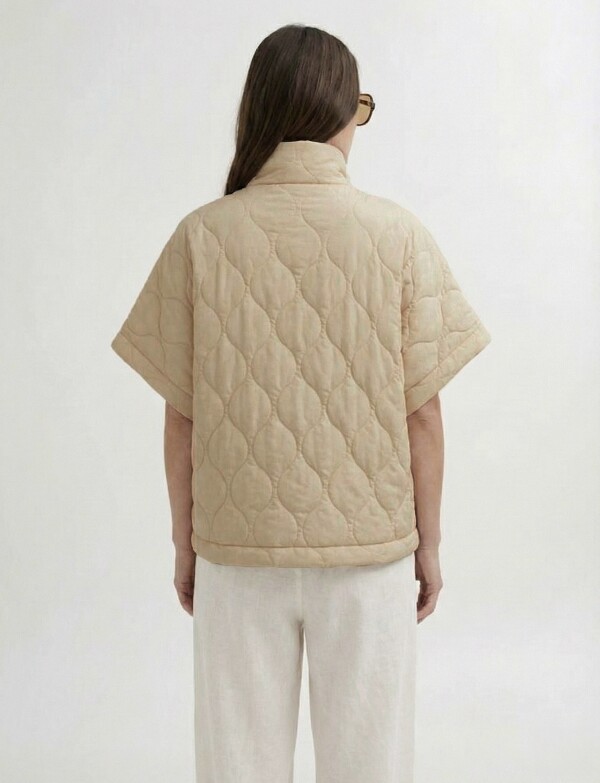 Poncho Capitoneado BEIGE