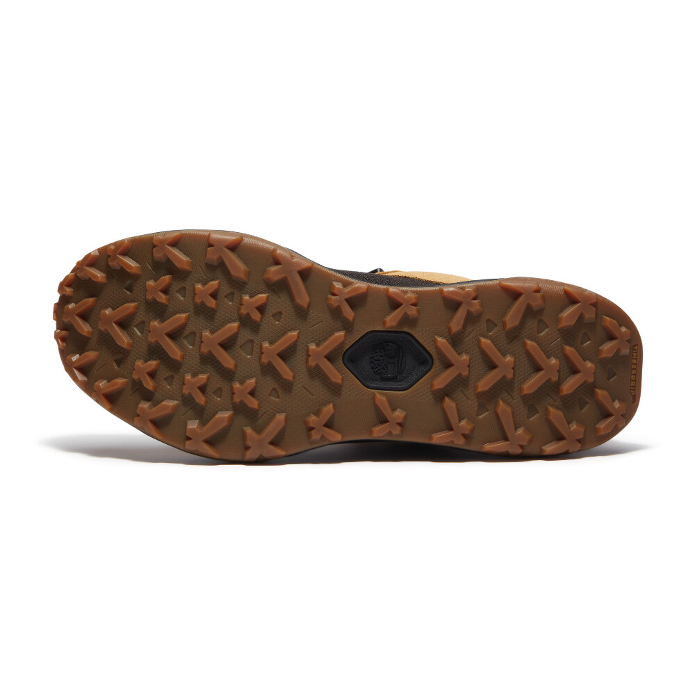 Zapatillas Low Lace Up Waterproof Hombre Wheat Suede