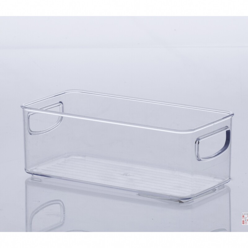 Caja organizadora acrílico rectangular P 23 cm TRANSPARENTE