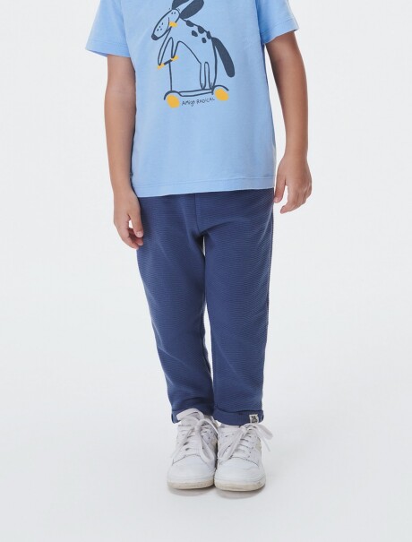 PANTALÓN BÁSICO INFANTIL AZUL