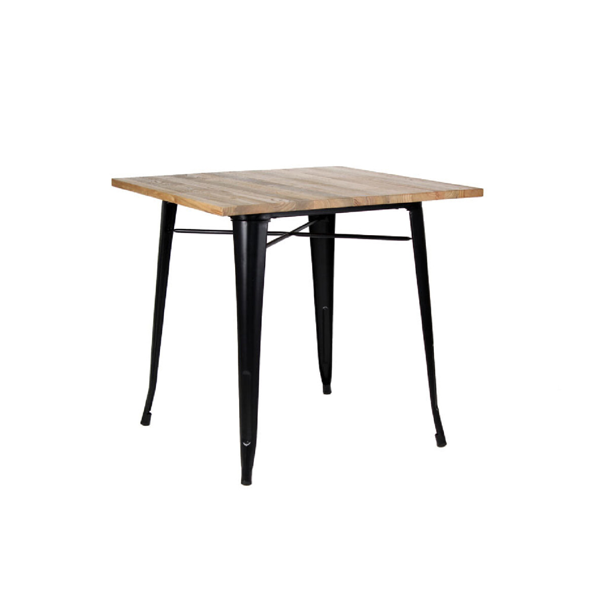Mesa De Comedor Cuadrada Tolix 70CM Negra 