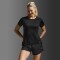Polo Running Aero Mesh Tee Mujer Black/silver Reflective