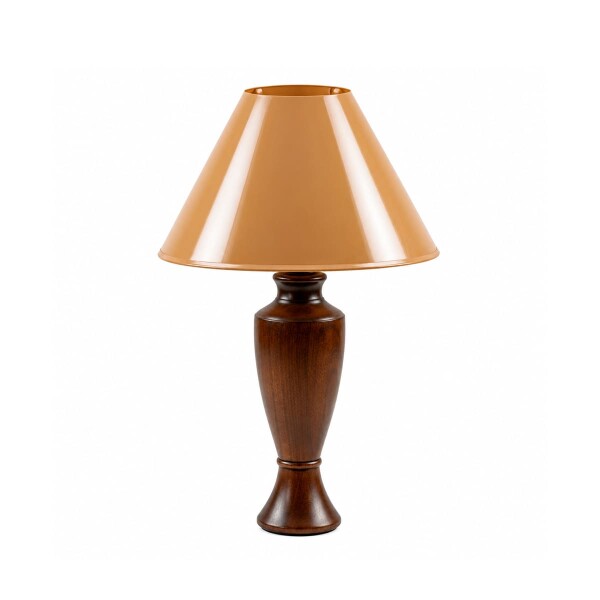 Lampara cerámica color madera YFS-15089 Lampara cerámica color madera YFS-15089