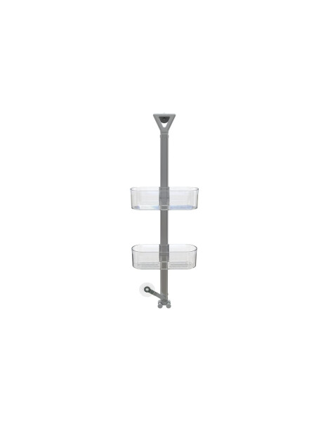 ESTANTE DE BAÑO AJUSTABLE EN ALTURA H.70CM TRANSPA ESTANTE DE BAÑO AJUSTABLE EN ALTURA H.70CM TRANSPA