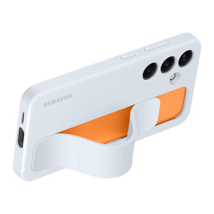 Funda Samsung Standing Grip Case con Correa y Soporte para Galaxy S24 Blue