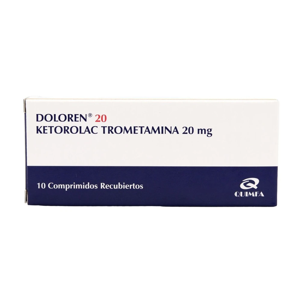 DOLOREN 20 MG. CJ X 10 COMPRIMIDOS