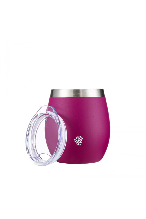 MATE TERRANO ACERO C/ TAPA 130ML PURPURA