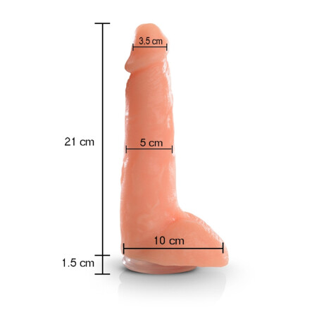 Vibrador Realístico El Jardinero Con Ventosa Piel