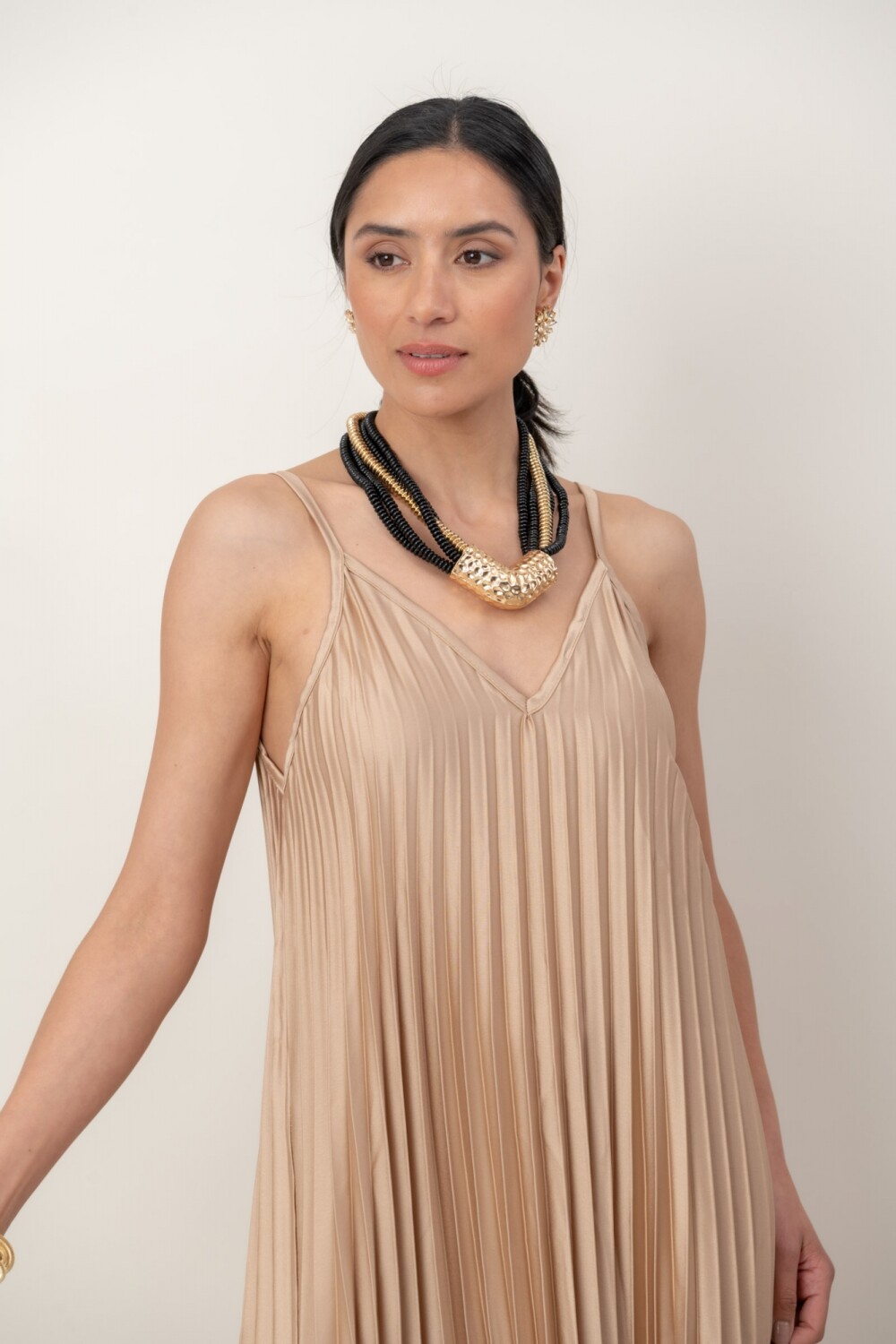 VESTIDO LLAMA Camel