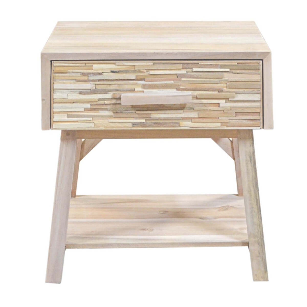 MESA DE LUZ - MADERA NATURAL-BEIGE KENDARI 