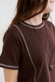 REMERA LARA MARRON