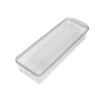 ORGANIZADOR RECT ACRIL TRANSP C/TAPA 30X10X5CM Unica