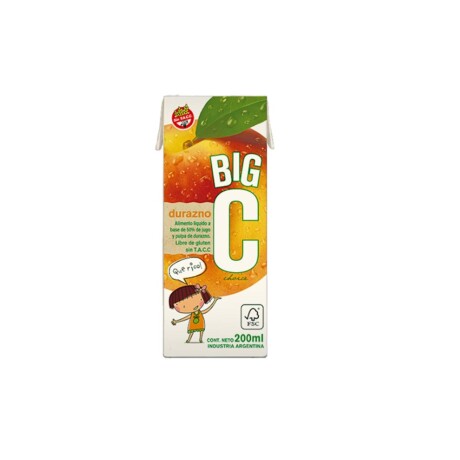 Jugo Big C Sabor Durazno 200CC 001