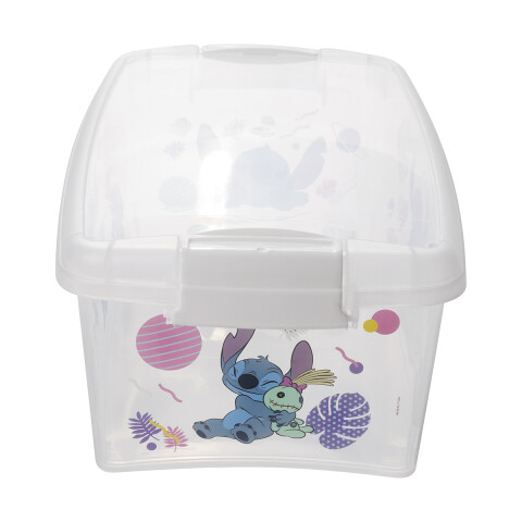 Caja Infantil Organizadora Plástica Stitch 4,2 Lts U