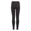 Calza Adidas Essentials Cotton 3 bandas Negro