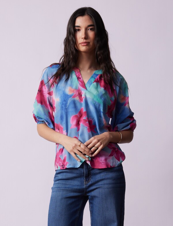 Blusa Gasa CELESTE/MULTI