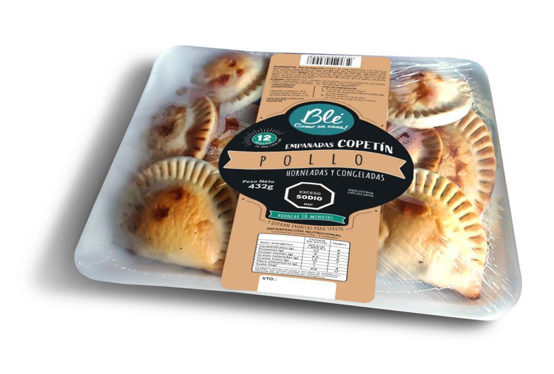EMPANADAS COPETIN POLLO X12 +SOLO PDE O WEB+ 