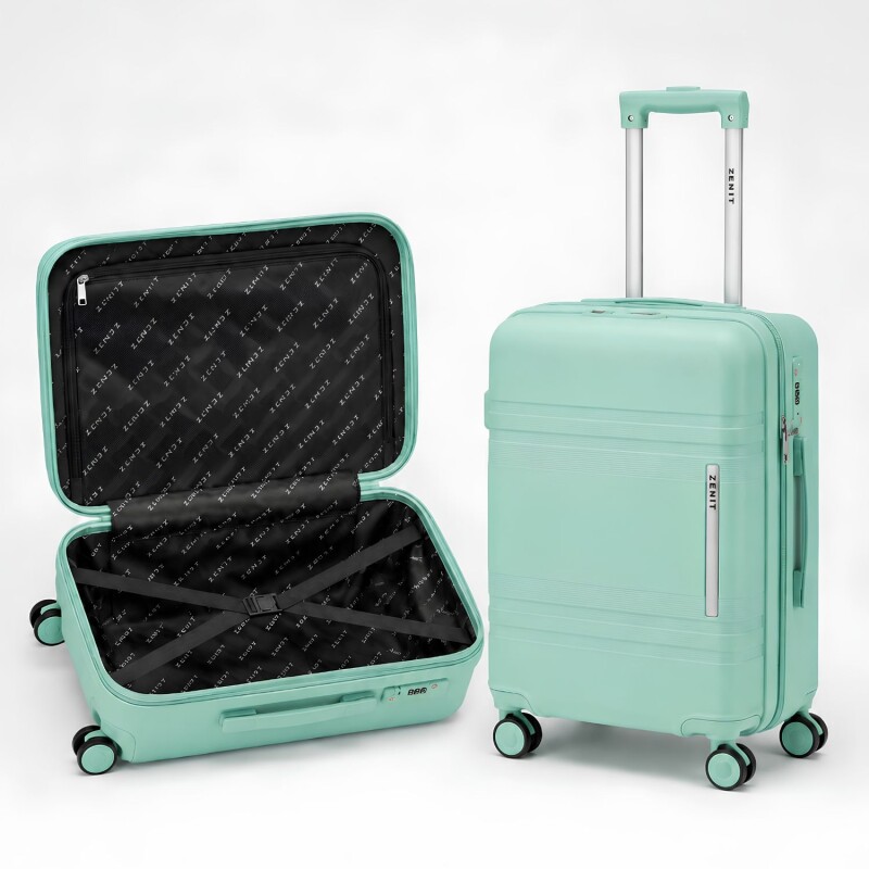 Valija Carry On Zenit Rio Verde Claro