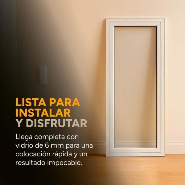 Ventana de PVC Blanco Fija 50 X 150 Cm Paño Fijo Premium Ventana de PVC Blanco Fija 50 X 150 Cm Paño Fijo Premium