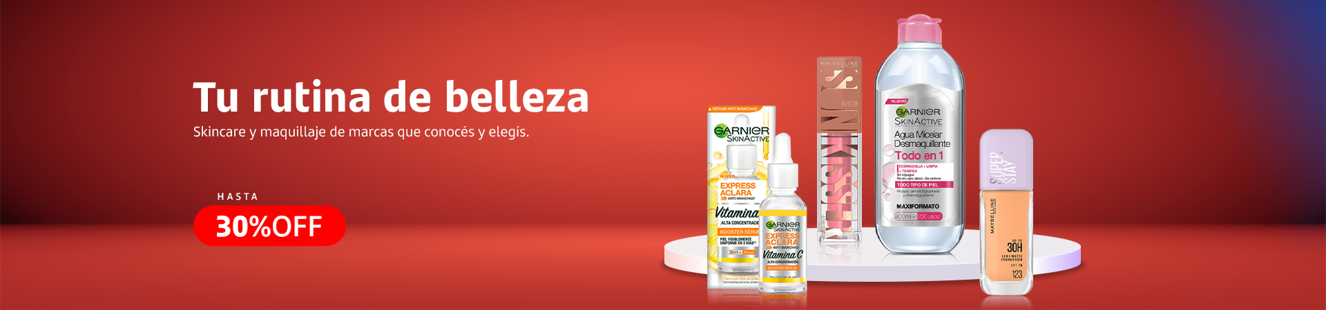 Promo Loreal Paris - Garnier y Maybelline