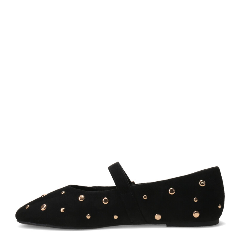 Balerinas de Mujer Miss Carol Lupo Con Tachas Negro