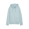 Abrigo ESS+ Embroidery Hoodie Felpa de Mujer Celeste