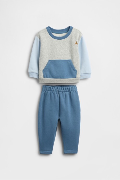 Set De Buzo Y Pantalòn Deportivo Bebé Colorblock