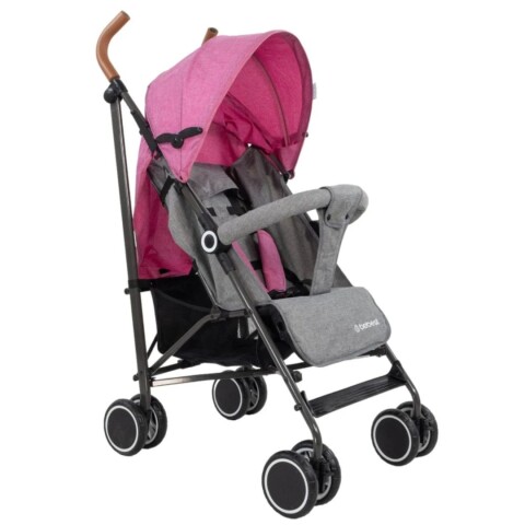 Coche Paraguitas Bebesit Clap Gris/Rosa Coche Paraguitas Bebesit Clap Gris/Rosa