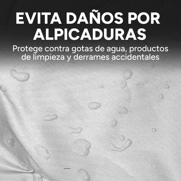 Funda Lavarropas Carga Superior Impermeable Antipolvo Color Gris