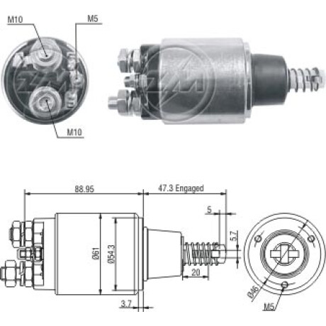 AUTOMATICO DE ARRANQUE - SOLENOIDE 12V BOSCH M.BENZ MOTOR CUMMINS ZM AUTOMATICO DE ARRANQUE - SOLENOIDE 12V BOSCH M.BENZ MOTOR CUMMINS ZM