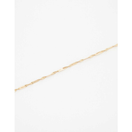 Pulsera Flexible Metal Torzada Dorado