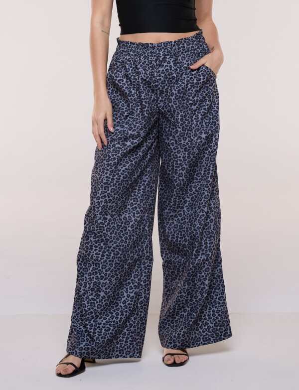 Pantalón Wide Leg NEGRO/GRIS