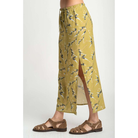 Falda Print Pistacho