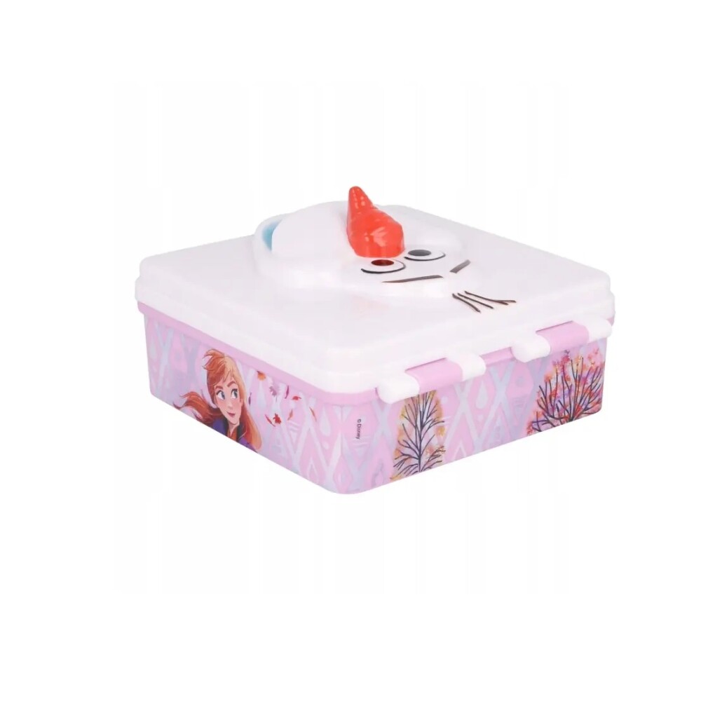 Lunchera 3 D con Forma Frozen 2 BAZAR PLASTICO LUNCHERA 3 D C/FORMA FROZEN 2 8003 -